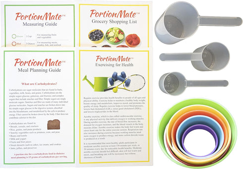 Plus - The Ultimate Bariatric Meal Prep Food Ring Set with Instructive Booklet Guides - Now Portion Control is Fast, Affordable and Accurate, (PMP...