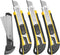 DOWELL Utility Knife Box Cutter Retractable Self Loading Heavy Duty Snap Off Quick Change Extra Blades(3PCS) TPR+PP Handle Cutting Cardboard Boxes...