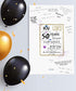 50th Birthday Party Guest Book Poster - Table Centerpiece Decoration Banner for Women or Men Turning 50 years old - Sweet Guest Book Alternative -...