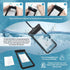 Waterproof Phone Pouch, Waterproof Phone Case for iPhone 15 14 13 12 Pro Max XS Samsung, IPX8 Cellphone Dry Bag Beach Essentials -8.5" (Black Clea...