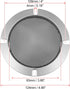 X AUTOHAUX 4" Speaker Grille Cover Mesh Trim Round Subwoofer Grille Horn Protective Guard Silver Tone Car Auto Stereo Accessories...