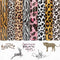 Tintnut Leopard HTV Vinyl -8 Sheets 12 x 10 inches Patterned Iron on Vinyl for T-Shirts Clothing Bags Heat Transfer Vinyl for All Cutting Machine...