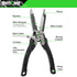 HURRICANE 6-in-1 Wire Stripper Tool, Wire Strippers, Crimping Tool, Wire Cutter Stripping Tool, Multifunctional Electrical Pliers for Cable Stripp...