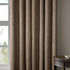 HPD Half Price Drapes - Faux Linen Curtains for Living Room (1 Panel) - 50W X 84L - Textured Room Darkening Curtains for Bedroom 84 Inches Long - ...