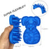KIRTI Groom Brush,Massag Brush for Dogs, Cats, Small Animals and Pets with Short Hair Grooming Bathing Massaging and Deshedding Silicone Brush,Sof...