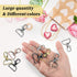 25 Pcs Metal Swivel Clasp Hooks 1 Inch D Ring Keychain Making Kit Lanyard Snap Hooks Keychain Clip Hooks Lobster Claw Clasps for Lanyard Making, P...