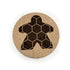 Hexagon Meeple - Board Game Coasters (qty 4)...