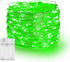 Dazzle Bright Fairy Lights Battery Operated, 20 FT 60 LED Silver Wire St. Patrick's Day Waterproof Battery Operated String Lights, Christmas Decor...