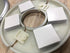 4 Pcs Wall Split Flange, ABS Round Self-Adhesive Escutcheon Plate Buckles Design for 2.5"/64mm,Silver...