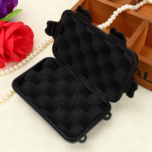 Outdoor Waterproof Shockproof Box, Plastic Tool Box Enclosure Airtight Survival Case Container Storage Travel Sealed Containers Carry Box for Camp...