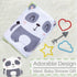 InnoBeta Baby Monthly Milestone Blanket, Flannel Plush Newborn Infant Photo Blanket, for Pictures Photography for Newborn Boys & Girls New Mom Gif...