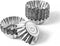 Muffin Cups for Kitchen Baking 2.36 Inch - Metal Egg Tart Molds for Baking, 30 Pcs - Reusable Mini Tart Tins and Cupcake...