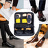 YUET Shoe Shine Cleaning Care Barrel Kit Set For Brown Black Leather With Polish Brush Travel Case Luxury Premium Soft Horsehair Bristle Dauber, W...