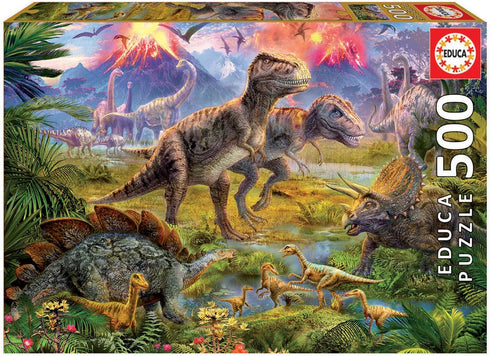 Educa Dinosaur Gathering Puzzle (500 Piece)...