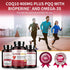 CoQ10-400mg-Softgels with PQQ, BioPerine & Omega-3, Coenzyme Q10(Ubiquinone) Supplement for High-Absorption, Powerful-Antioxidant, Support Heart &...