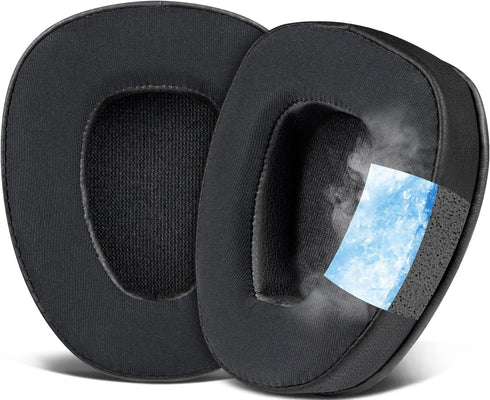 SOULWIT Cooling-Gel Earpads Replacement for BlueParrott B650/S650(650XT 650 XT) Noise Cancelling Bluetooth Headset, Ear Pads Cushions with High-De...