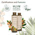 Deep Reviving Shower Oil with Organic Argana, ECOLATIER - 95.5% Natural, Vegan shower oil for women - Hydration & Cleansing oil body wash - 8.5 Fl...