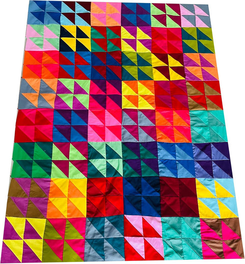 50pcs 10" x 10" Cotton Quilting Fabric Squares Fat Quarter Bundles Fabric for DIY Craft Patchwork,Solid...