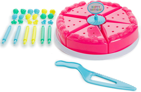 Birthday Party Playset, Pretend Play Birthday Cake, Happy Birthday Play Set with Cake, Candles, Cake Decorations, Dessert Kitchen Toys, Play Kitch...