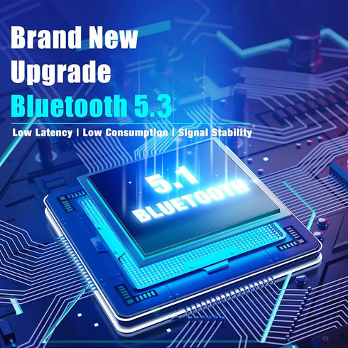 BERIBES Bluetooth Headphones Over Ear, 65H Playtime and 6 EQ Music Modes Wireless Headphones with Microphone, HiFi Stereo Foldable Lightweight Hea...