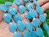 1 Strand Aqua Chalcedony 10 Pcs Beads Size 19x14mm Fancy Shape Cut Faceted Beads for Jewellery Making, Beading & Craft Supplies KCRAFTS-RK_k45...