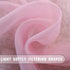 KEQIAOSUOCAI 2 Pieces Baby Pink Girls Room Sheer Curtains for Nursery Kids Rod Pocket Sheer Voile Panels Drapes for Wedding Party Bedroom Living R...