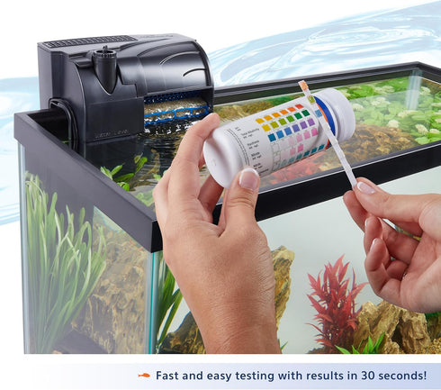 Aqueon 7-in-1 Aquarium Test Strips 50 Count...