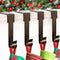 Christmas Stocking Holders for Mantle,4 Pack Adjustable Stocking Holder Non-Skid Stocking Hangers Lightweight Stocking Hooks for Fireplace Home De...