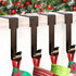 Christmas Stocking Holders for Mantle,4 Pack Adjustable Stocking Holder Non-Skid Stocking Hangers Lightweight Stocking Hooks for Fireplace Home De...