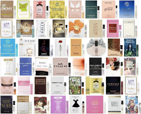 Women's Designer Fragrance sampler set - 10 Designer Perfume Vials...