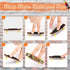Skylety 31 Pieces Mini Finger Toys Set for Boy Girl includes 6 Finger Skateboards, 4 Finger Bikes, 2 Mini Scooters 4 Swing Board 8 Matched Wheels ...