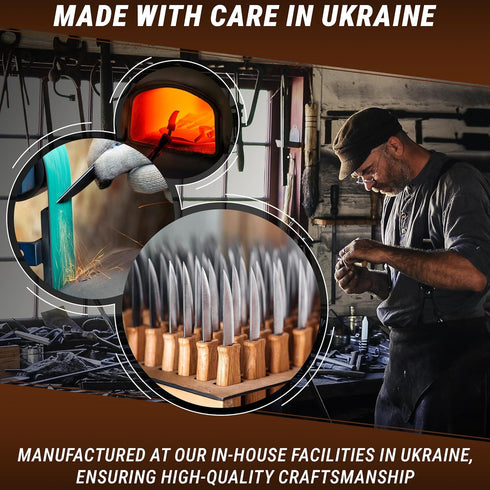 BeaverCraft Wood Carving Knives Kit Spoon Carving Tools S14 - Spoon Hook Knife Wood Carving Chisels Set Bowl Gouge - Whittling Knives Whittling Ki...