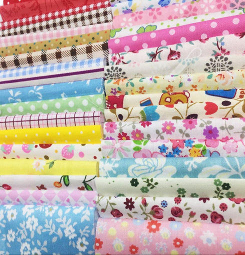 200 PCS 4'' x 4''100% Precut Cotton Fabric Bundles, DIY Sewing Quarters Bundle, Cotton Quarter Fabric Bundle, Precut Fabric, Quilting Fabric Bundl...