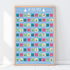 100 Yoga Poses Bucket List Scratch Poster...