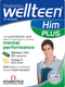 Wellteen Him Plus Omega-3 - Maximum Nutritional Support for Teenagers and Young Men Ages 13-19 - 56 Tablets and Capsules...