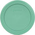 Pyrex 7202-PC 1 Cup Green Round Plastic Replacement Lid - 6 Pack - Original Genuine Pyrex - Made in the USA...