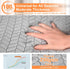 BEAUTYZOO Dog Crate Mat Pad, Soft High Resilience Foam Dog Crate Pad Kennel Pads with Soft Wavy Plush, Anti-Slip Washable Mattress for Jumbo Extra...