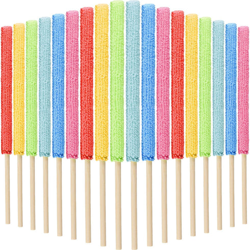 24 Pieces Microfiber Detail Duster Sticks Crevice Cleaning Tool Crevice Cleaning Brush Mini Detail Dusters for Cleaning Home Car Window The Smalle...