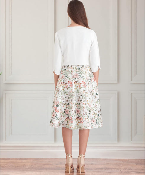 Simplicity Misses' Jacket and Dress Sewing Pattern Kit, Code S9473, Sizes 16-18-20-22-24, Multicolor...