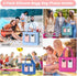 OUTXE 2 Pack Bogg Bag Phone Holder Compatible with All Bogg Bags, Silicone Cell Phone Holder Accessories for Bogg Bag, White and Pink Phone Case H...