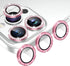 AGVEE 3+3 for iPhone 14 Pro 6.1" / 14 Pro Max 6.7" Camera Lens Protector, Bling Diamond & Bling Glitter Metal Ring 9H Tempered HD Glass Camera Pro...