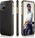 LOHASIC for iPhone 11 case Leather – Slim PU Leather with Electroplated Frame, Anti-Slip Grip, Soft TPU Bumper, Business Luxury iPhone 11 Phone ca...