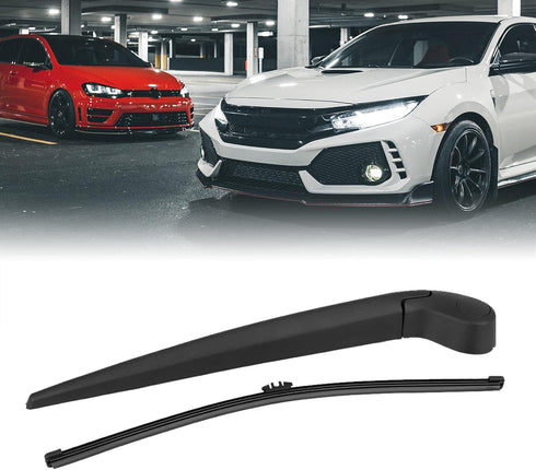 X AUTOHAUX Rear Windshield Wiper Blade Arm Set for Volvo V70 XC70 07-16...