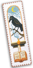 Povitrulya Counted Cross Stitch Kit Magic Raven - DIY Bookmark Set for Hand Embroidery...