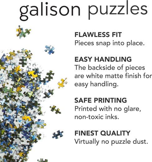 Galison Sensing Colors – 1000 Piece Jessica Poundstone Puzzle Featuring Ephemeral Art from The Hyperspectral Sensing Art Series...