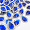 18x25mm 50pcs Loose Beads Drop Shape Rhinestones with Silver Edge Gems Stones and Crystals Wedding Decoration Sew-On for Stick-On Dance Costumes S...