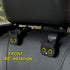 Car Seat Headrest Hooks - Cute Cartoon Cat Hook Vehicle Hanger for Purses, Bags, Coats, Umbrellas Holder (2pc Black)...