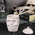 BELL BOOK AND CANDLE Sugar Skull Sugar Bowl With Bone Spoon - 12 Oz - Spooky Valentines Day Gifts, Goth Valentines Day Decor -Witchy Gifts, Goth G...