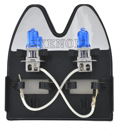 HELLA H71071312 Optilux XB Series H3 Xenon White Halogen Bulbs, 12V, 55W, 2 Pack...