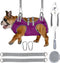 Dog Grooming Hammock - Pet Grooming Hammock with Nail Clippers for Dogs, Nail File, and Dog Bath Brush - Dog Hammock for Grooming with Strong Cent...